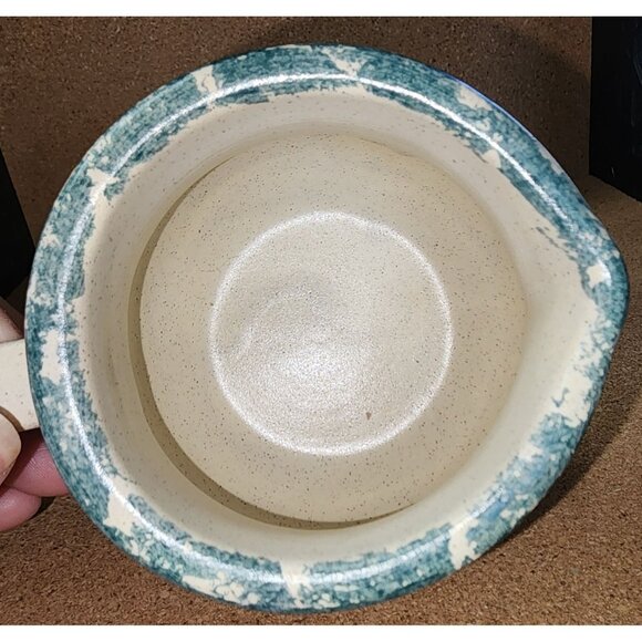 Vintage Country Crafts Pottery Waldenburg Arkansas Iris Flower Creamer Pot - Picture 4 of 6